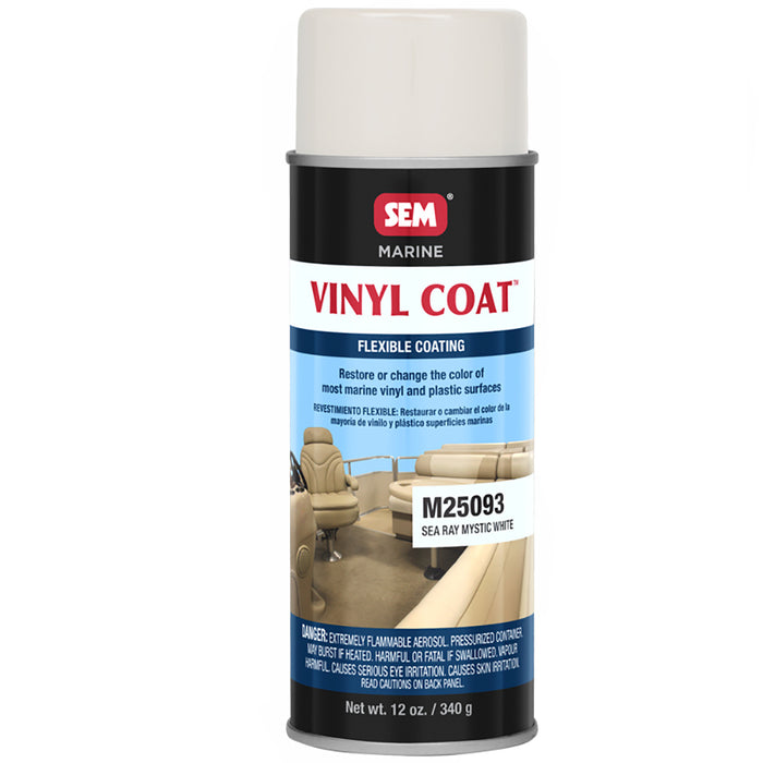 SEM Vinyl Coat  Sea Ray Mystic White  12oz M25093