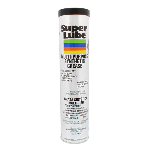 Super Lube MultiPurpose Synthetic Grease wSyncolon  141oz Cartridge 41150