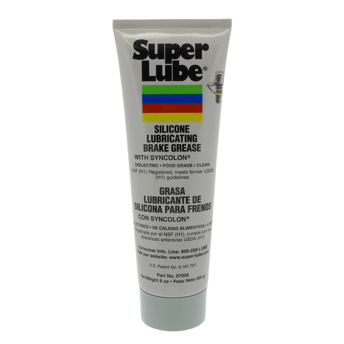 Super Lube Silicone Lubricating Brake Grease wSyncolon  8oz Tube 97008