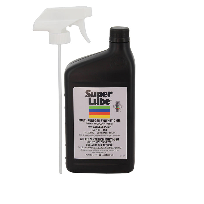 Super Lube Food Grade Synthetic Oil  1qt Trigger Sprayer 51600