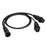 Humminbird 14 M SILR Y  SOLIXAPEX Side Imaging LeftRight Splitter Cable 7201121