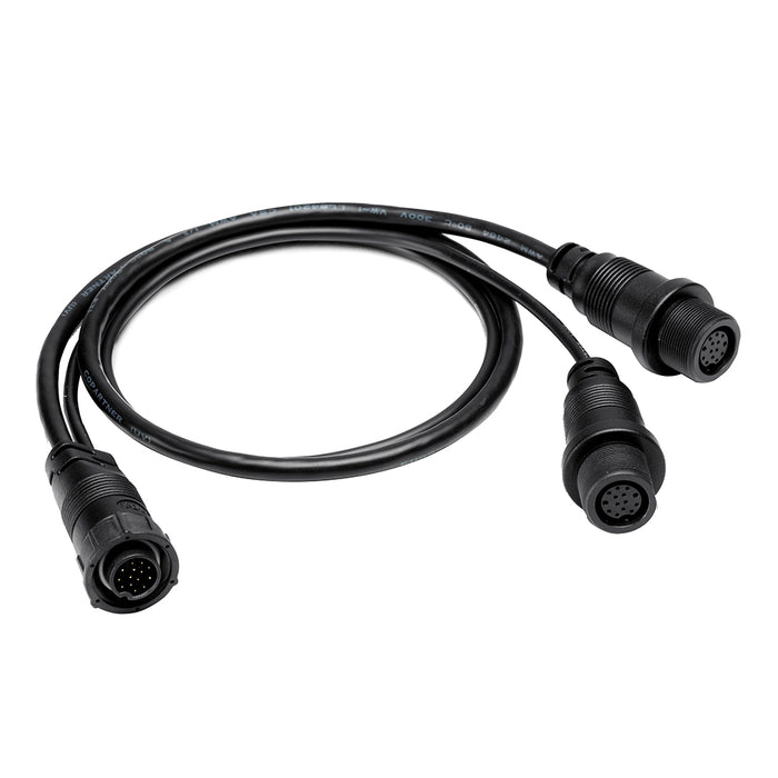 Humminbird 14 M SILR Y  SOLIXAPEX Side Imaging LeftRight Splitter Cable 7201121