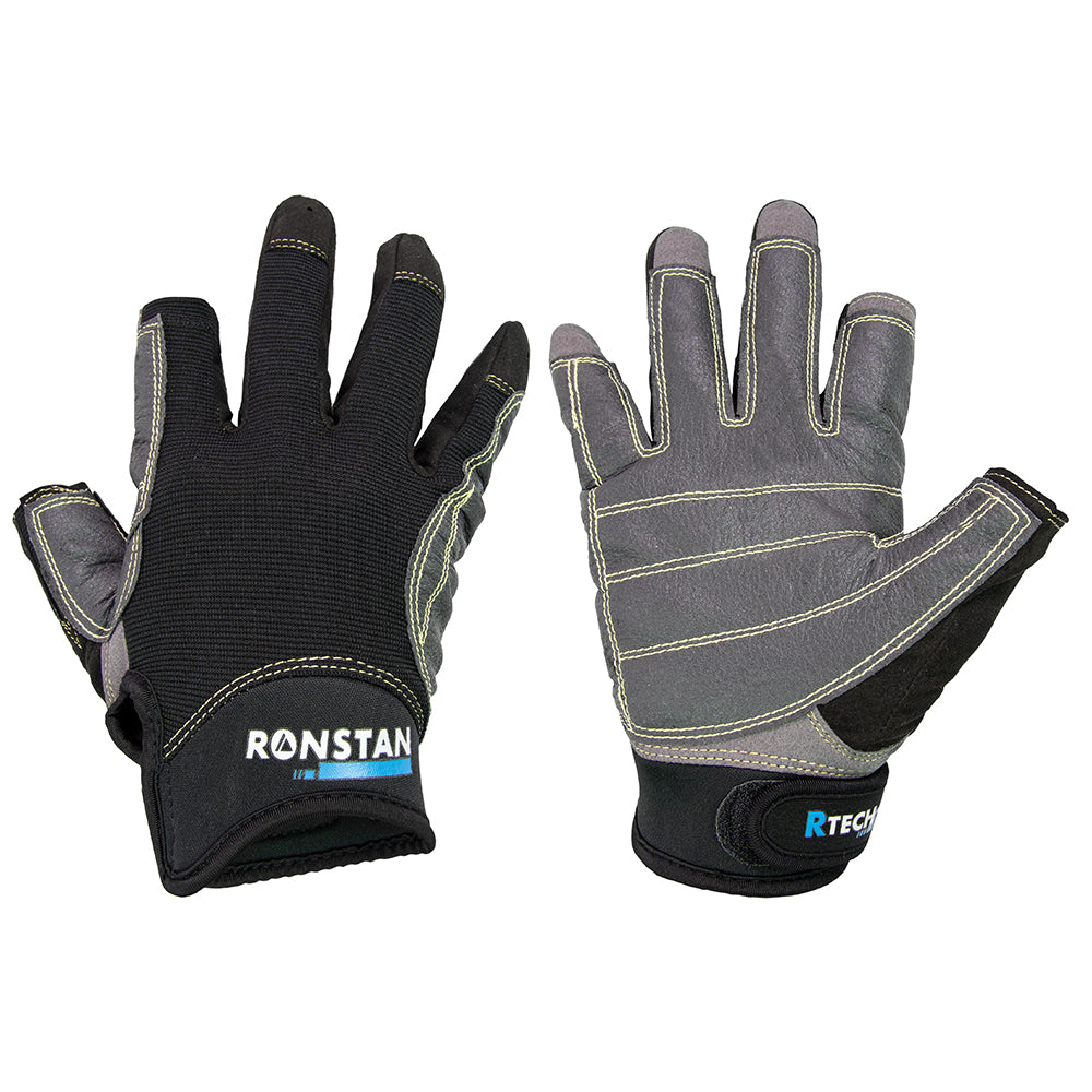 Ronstan Sticky Race Gloves  3Finger  Black  XS CL740XS