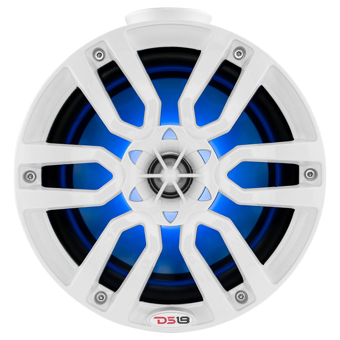 DS18 HYDRO 65 Compact Wakeboard Pod Tower wRGB Light  300W  White NXLPS6W