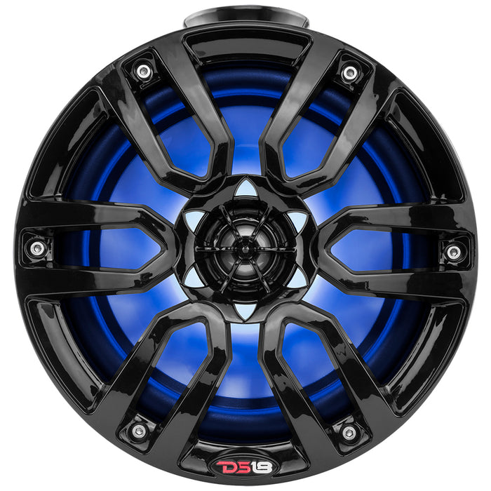 DS18 HYDRO 65 Compact Wakeboard Pod Tower wRGB Light  300W  Red NXLPS6R