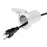 Guest AC Universal Plug Holder  White 150PHW