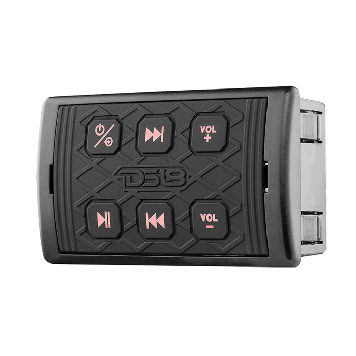 DS18 Marine Waterproof Bluetooth Streaming Audio Receiver Square Controller  fAndroid  iPhone BTRCSQ