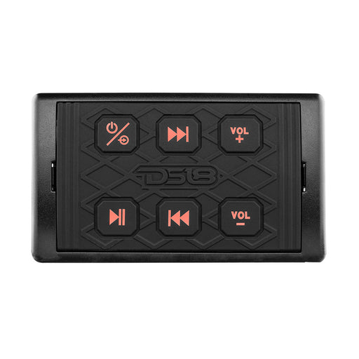 DS18 Marine Waterproof Bluetooth Streaming Audio Receiver Square Controller  fAndroid  iPhone BTRCSQ