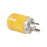Marinco Locking Plug  15A 125V  Yellow 4721CR
