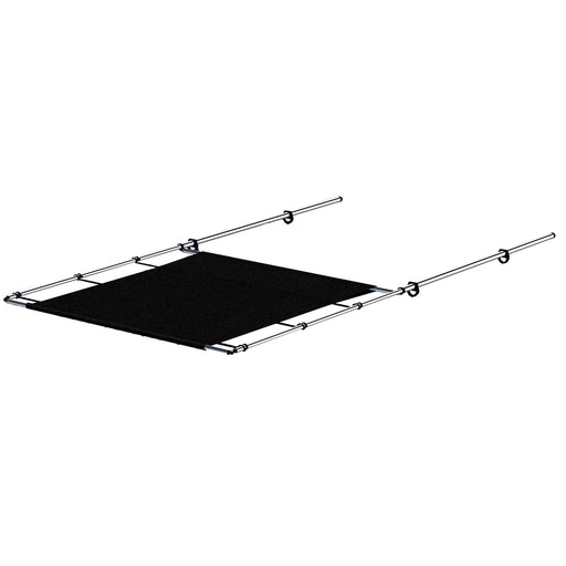 SureShade PTX Power Shade  57 Wide  Stainless Steel  Black 2021026400