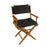Whitecap Directors Chair wBlack Cushion  Teak 61041