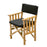 Whitecap Directors Chair II wBlack Cushion  Teak 61051