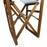Whitecap Directors Chair wWhite Batyline Fabric  Teak 63061