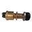 Raritan HeavyDuty Push Button Switch  Brass 164000BR