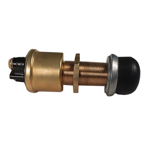 Raritan HeavyDuty Push Button Switch  Brass 164000BR