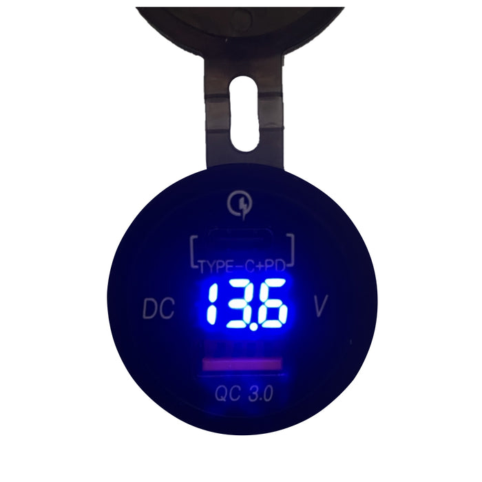 PolyPlanar Panel Mount USB Charging Ports  12V USBPM2