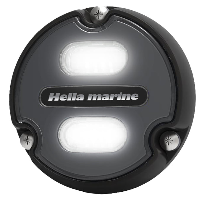 Hella Marine Apelo A1 Blue White Underwater Light  1800 Lumens  Black Housing  Charcoal Lens 016145001
