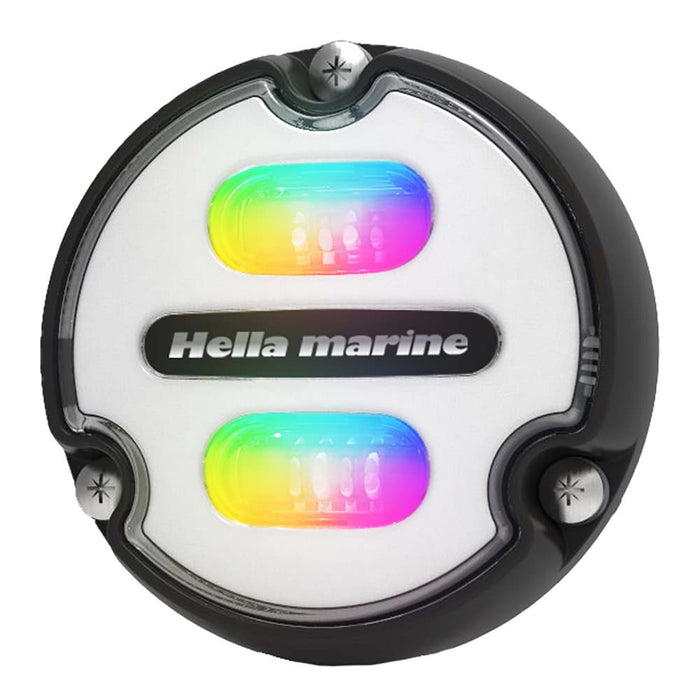 Hella Marine Apelo A1 RGB Underwater Light  1800 Lumens  Black Housing  White Lens 016146011