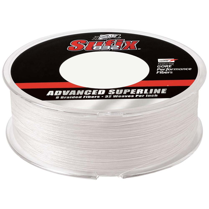 Sufix 832 Advanced Superline Braid  10lb  Ghost  600 yds 660210GH