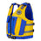 Mustang Youth Reflex Foam Vest  YellowRoyal Blue MV70302200216