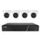 Speco 4 Channel NVR Kit w4 Outdoor IR 5MP IP Cameras 28mm Fixed Lens 1TB Kit NDAA ZIPK4N1