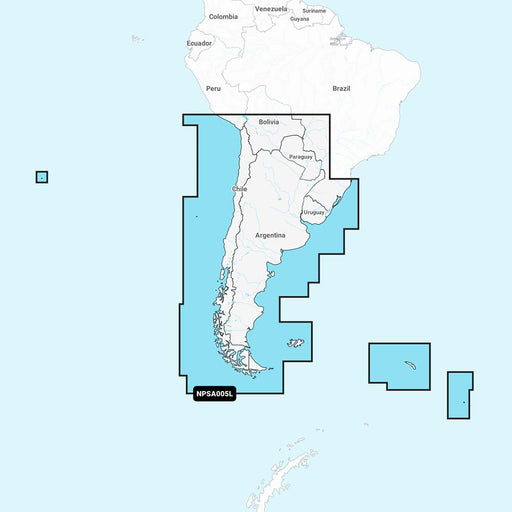 Navionics Platinum NPSA005L  Chile Argentina  Easter Island 010C136540