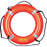 Mustang 30 Ring Buoy wReflective Tape MRD03020311