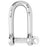 Wichard SelfLocking Long D Shackle  Diameter 6mm  14 01213