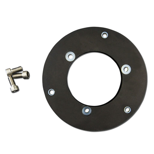 Lopolight Circular Baseplate fHorizontal Mount Lights  Aluminum  Black 400401B