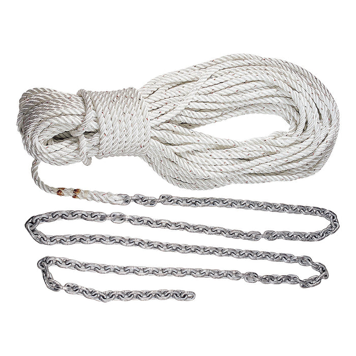 Lewmar Anchor Rode 215'-15' of 1/4" Chain  200' of 1/2" Rope w/Shackle [69000334]