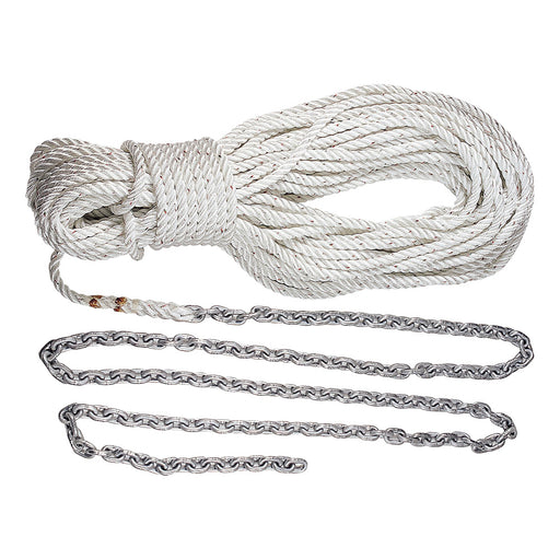Lewmar Anchor Rode 5' of 1/4" G4 Chain  100' of 1/2" Rope w/Shackle [69000331]
