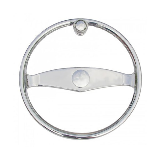 Schmitt Marine  Ongaro Wheel  155 wKnob for 34 Teleflex Tapered Shaft 50003