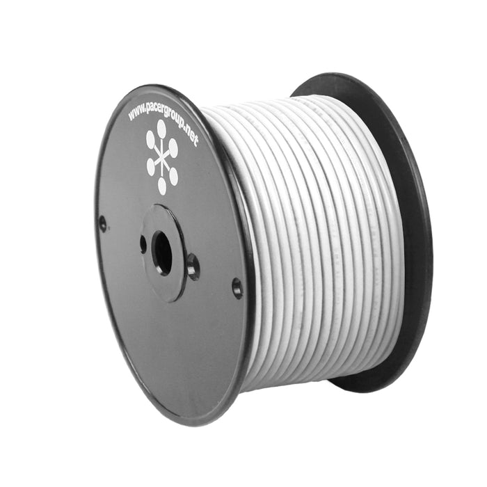 Pacer White 10 AWG Primary Wire  100 WUL10WH100