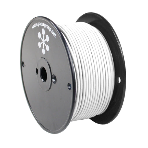 Pacer White 10 AWG Primary Wire  250 WUL10WH250