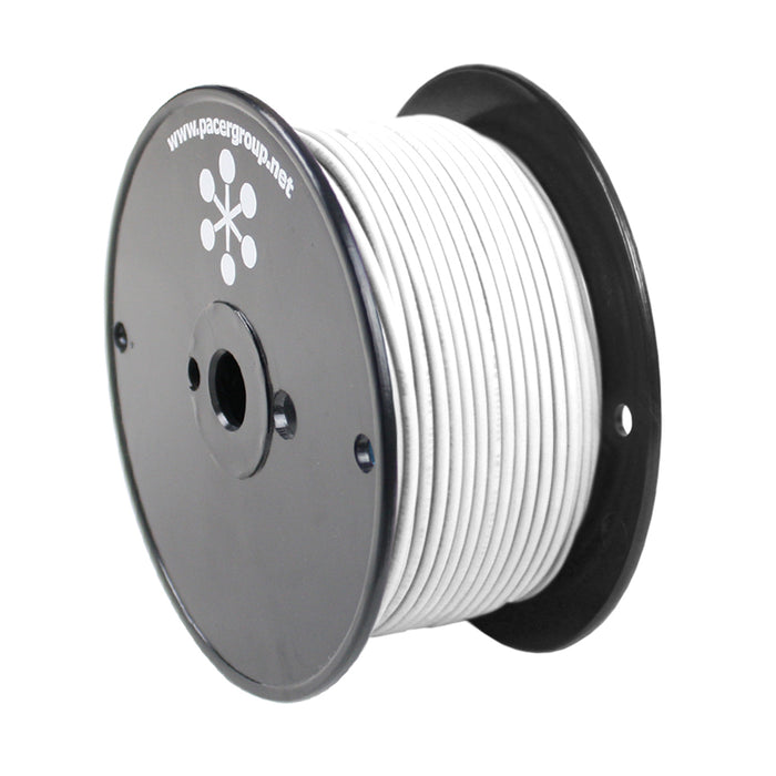 Pacer White 10 AWG Primary Wire  250 WUL10WH250