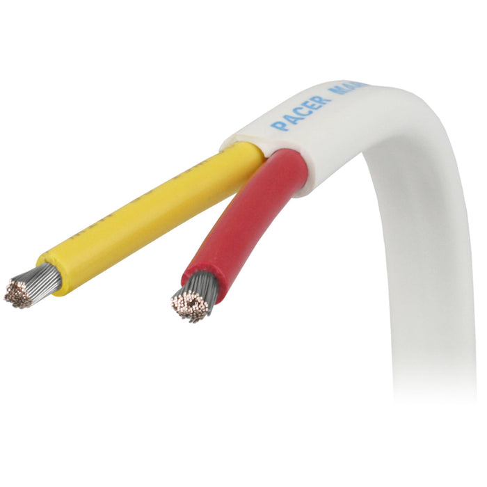 Pacer 102 AWG Safety Duplex Cable  Flat Cable  RedYellow  250 W102RYW250