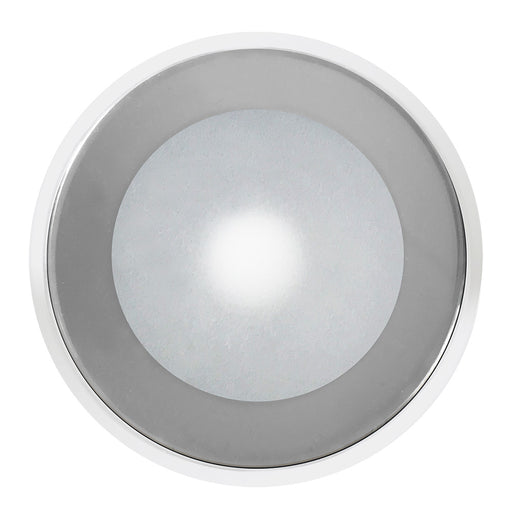 ShadowCaster DLX Series Down Light  White Housing  RGB  Chrome Bezel SCMDLXCCCHRWH