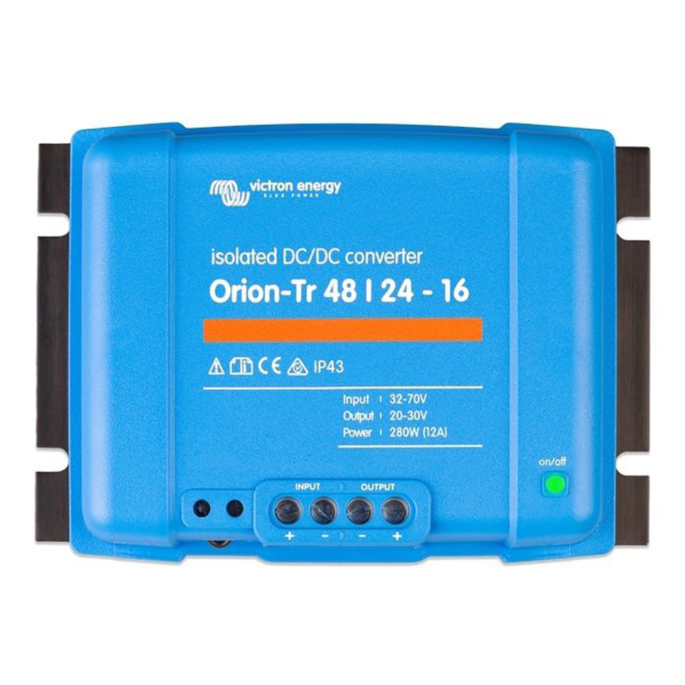 Victron OrionTR DCDC Converter  48 VDC to 24 VDC  16AMP Isolated  ORI482441110