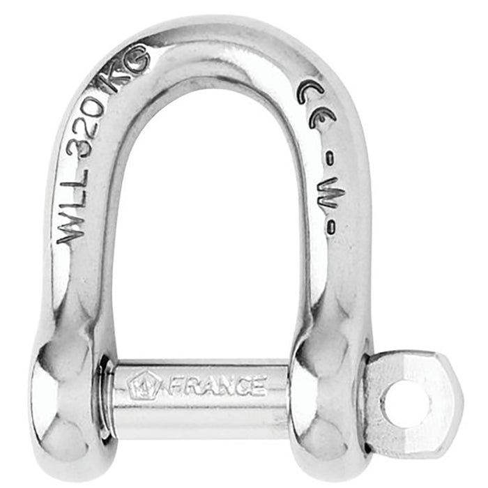 Wichard SelfLocking D Shackle  12mm Diameter  1532 01206