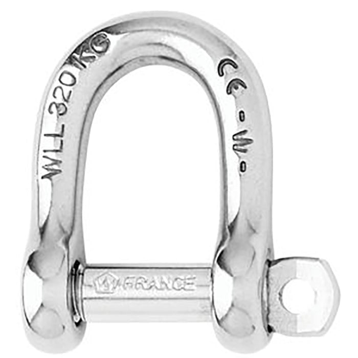 Wichard Not SelfLocking D Shackle  14mm Diameter  916 01207