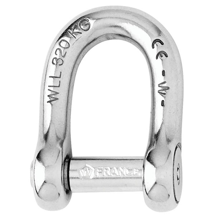 Wichard SelfLocking Allen Head Pin D Shackle  8mm Diameter  516 01304