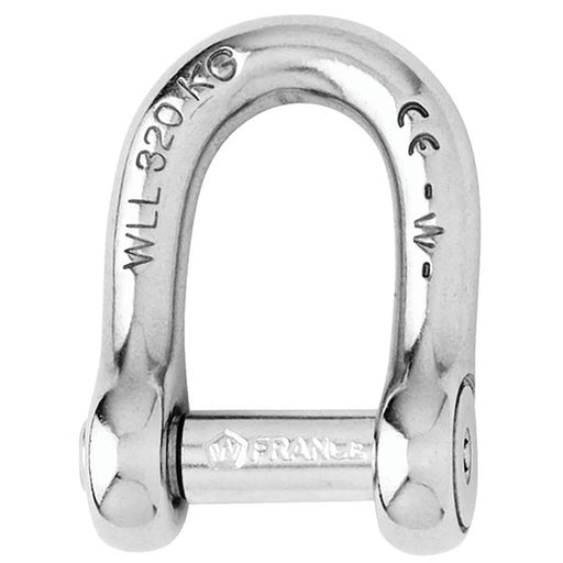 Wichard SelfLocking Allen Head Pin D Shackle  10mm Diameter  1332 01305
