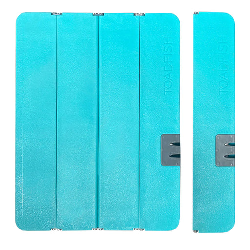 Toadfish XL Stowaway Folding Cutting Board wBuiltIn Knife Sharpener  Teal 1086