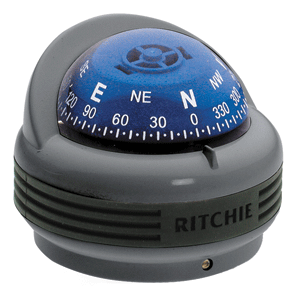 Ritchie TR-33G Trek Compass - Bracket Mount - Gray