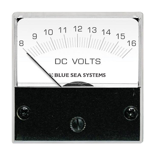 Blue Sea 8028 DC Analog Micro Voltmeter - 2" Face, 8-16 Volts DC [8028]