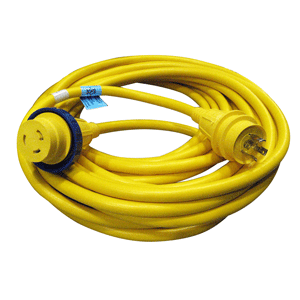 Charles 30 Amp 25' Cord Set - Yellow - 125V