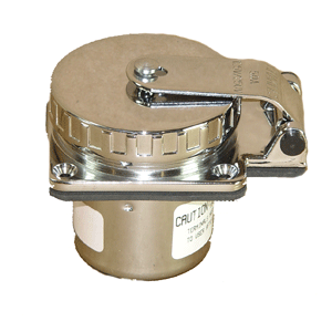 Charles 50 Amp, 125/250V Inlet - Chrome Plated Brass