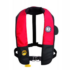 Mustang Deluxe Auto Hydrostatic Inflatable PFD w/Harness Universal