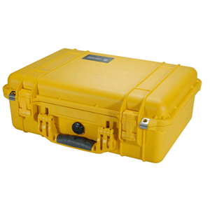 Pelican 1500 Case w/Foam - Yellow