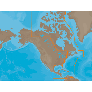 C-Map NA-M033 C-Card Format - Atlantic Coast Gulf Caribbean